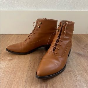 West Lace Up Ankle Boots